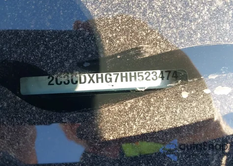 2017 Dodge Charger Sxt Rwd из США, поврежденный, VIN 2C3CDXHG7HH523474